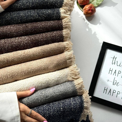 شال موهر بوکله حوله‌ایی دور ریش وارداتی