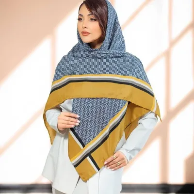 روسری چهارفصل جناقی دستدوز