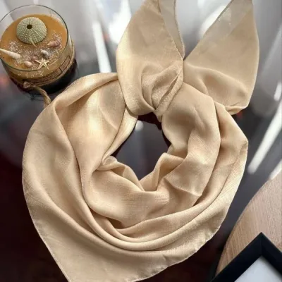 مینی اسکارف ابریشم ژاکارد