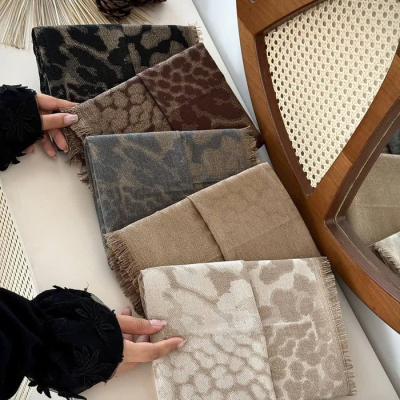 شال کشمیر لمه پلنگی