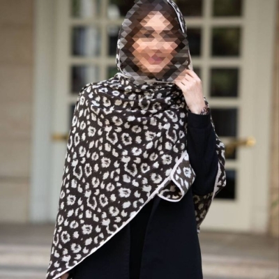 شال نخی دو رنگ، قواره ۷۰×۱۹۰ سانتی‌متر