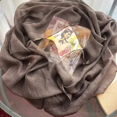 شال حریر نخ
