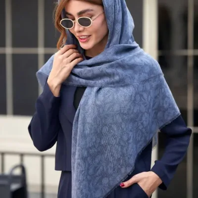 روسری طرح گل وال