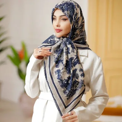 روسری نخی اسکالر جنگل