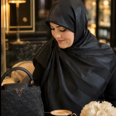 روسری سافاری مشکی