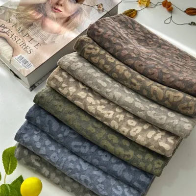 شال نخ پنبه پلنگی