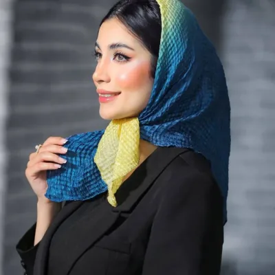 روسری مینی ابریشم شنی
