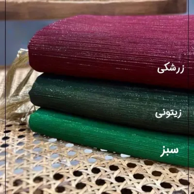 شال کریشه لمه دار منگوله دار