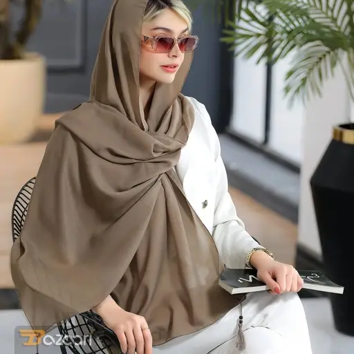 شال رنگبندی ساده فاویانا