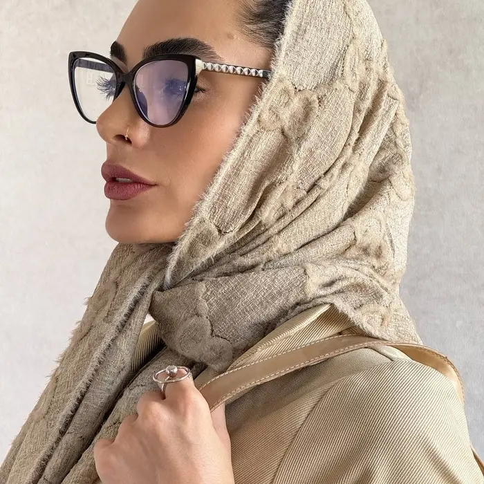 روسری سه گوش گوچی حوله ای