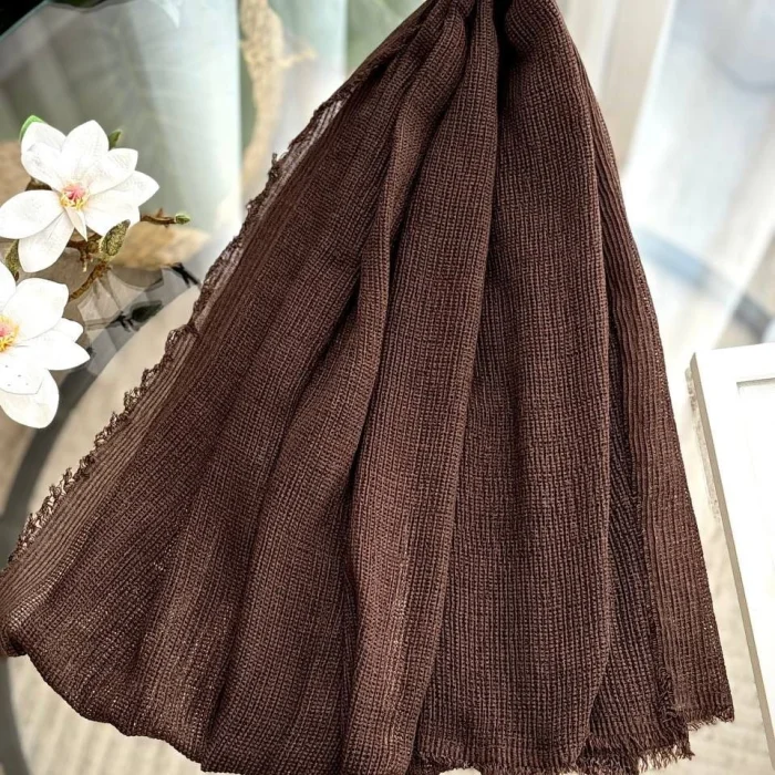 شال حصیری لمه دار چهار طرف ریش