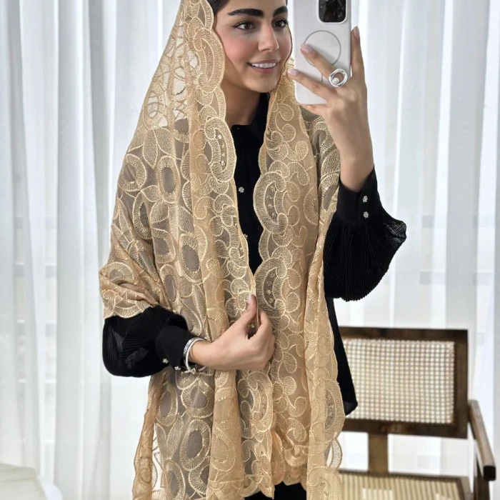 شال مجلسی پولکدار