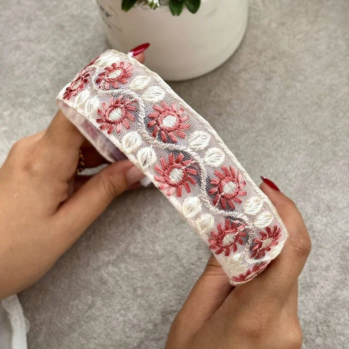 تل گلدوزی دو رنگ