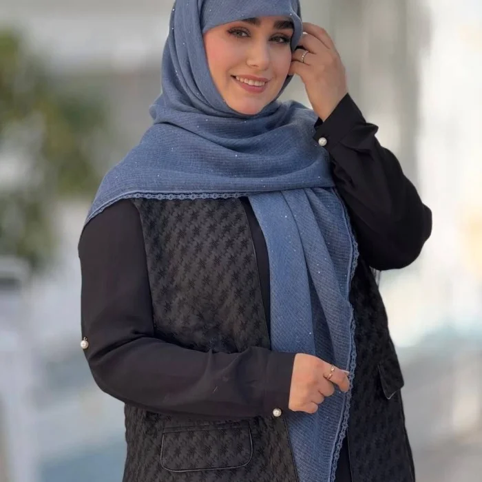 روسری پولکی دانتل