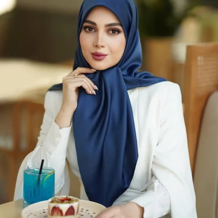 روسری ساتن و ابریشم وارداتی