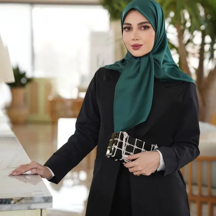 روسری ساتن و ابریشم وارداتی