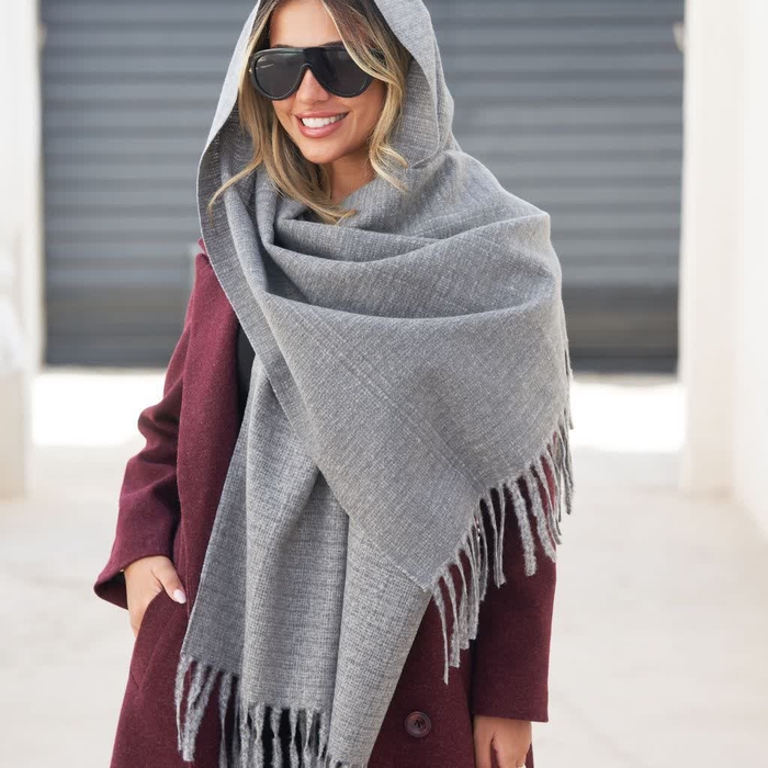 شال موهر برفکی دورو