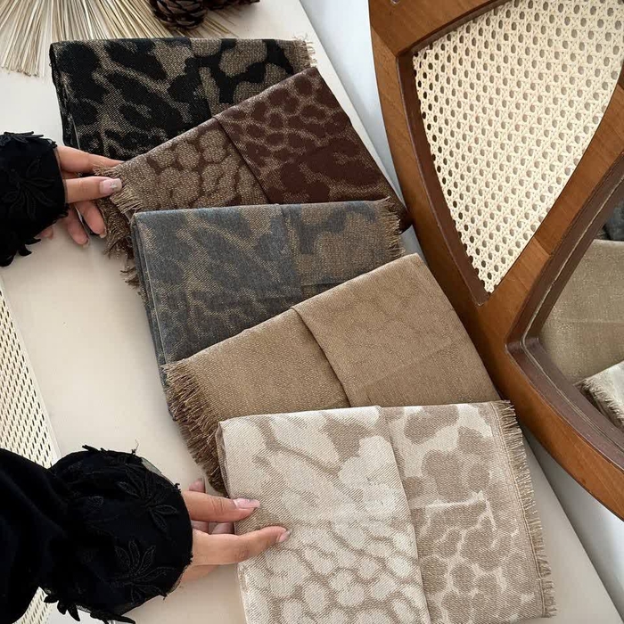 شال کشمیر لمه پلنگی