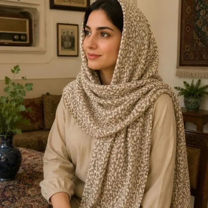 شال نخی منگوله‌دار، جین ۶تایی