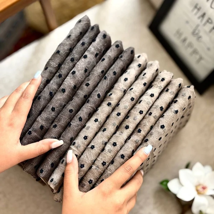 شال ابریشم مخمل کوب