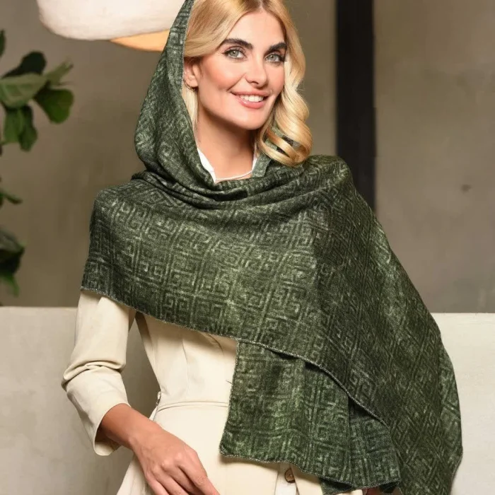 شال نخی منگوله دار منگوله دار قواره ۶۰ در ۱۹۰