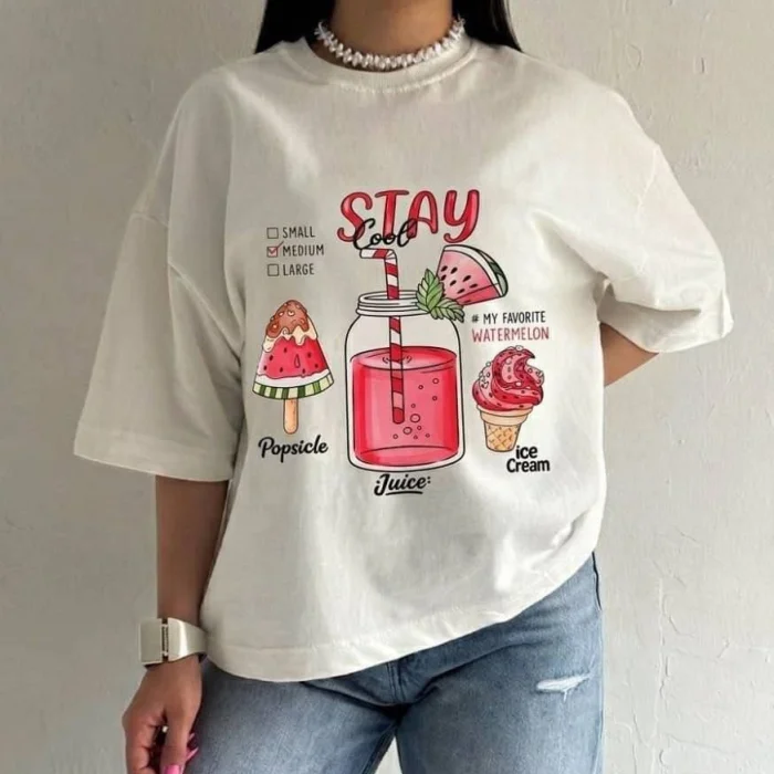 تی شرت سامر سایز 36 تا 48