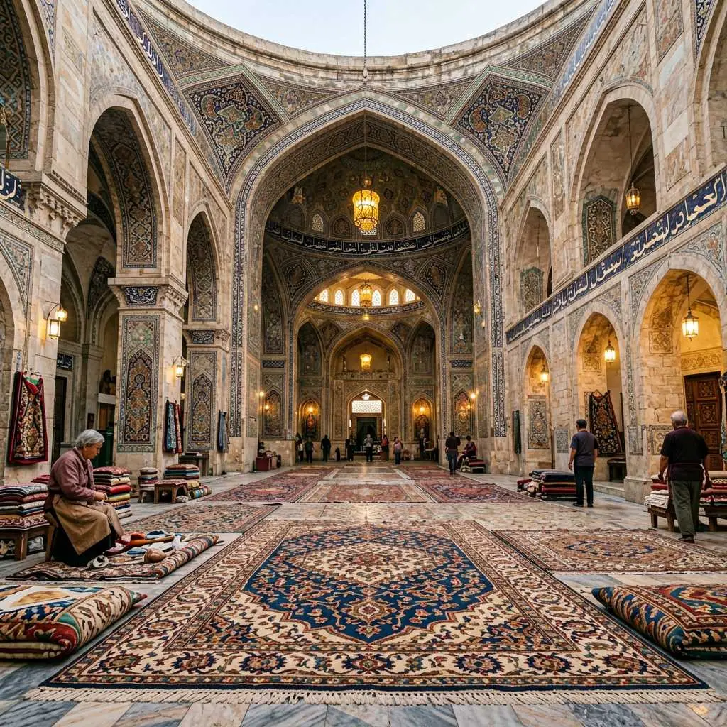 بازار بزرگ تهران: روایت فرش دستباف، از دستان بافندگان تا تالارهای جهانی