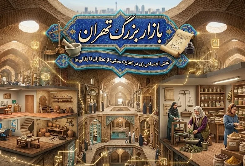 بازار بزرگ تهران: نقش اجتماعی زن در تجارت سنتی؛ از عطاران تا بقالی‌ها