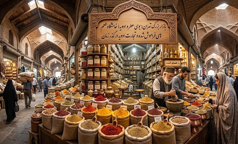 بازار بزرگ تهران: بوی عطر و ادویه؛ خاستگاه طعم‌های فراموش‌شده و تجارت ادویه در گذر زمان
